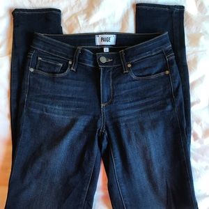 Paige Verduro skinnies - size 27 - dark wash